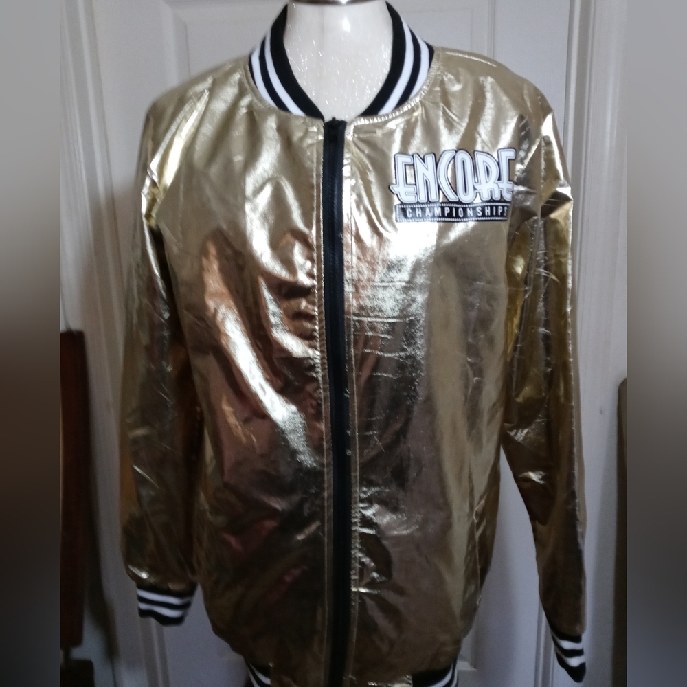 Gold Lame “Encore” “National Champion” Jacket ASO